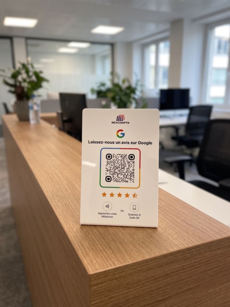Stands NFC et Avis Google